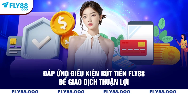 Đáp ứng điều kiện rút tiền FLY88 để giao dịch thuận lợi