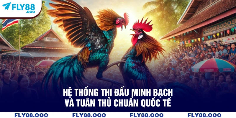 Hệ thống thi đấu minh bạch và tuân thủ chuẩn quốc tế