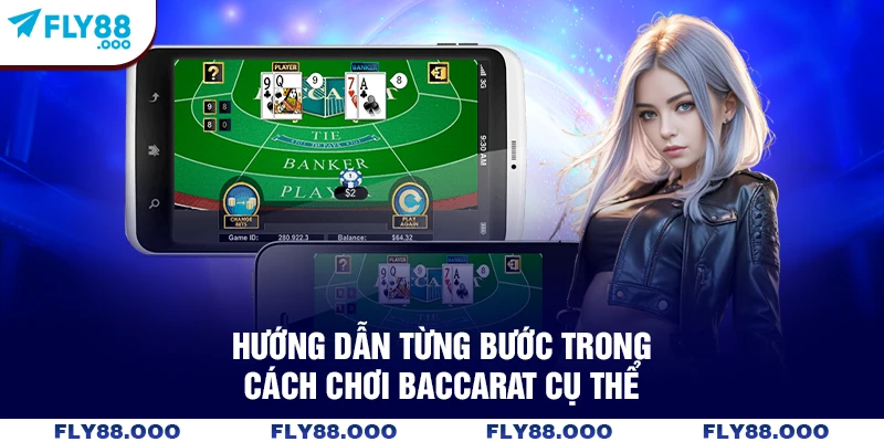 Hướng dẫn từng bước trong cách chơi baccarat cụ thể