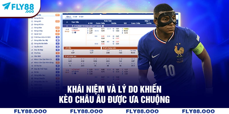 Khái niệm và lý do khiến kèo châu Âu được ưa chuộng Khái niệm và lý do khiến kèo châu Âu được ưa chuộng