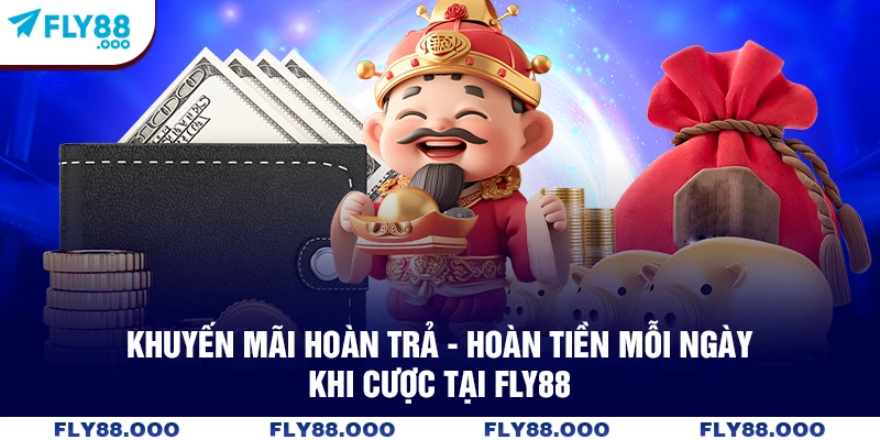 Khuyến Mãi Hoàn Trả - Hoàn Tiền Mỗi Ngày Khi Cược Tại FLY88